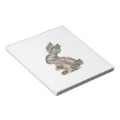 Funny Bunny Crochet Patchwork Camo Rabbit Happy Ea Notizblock (angewinkelt)