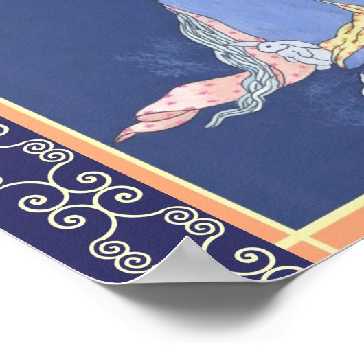 Funny Bunny Dream Poster (Ecke)