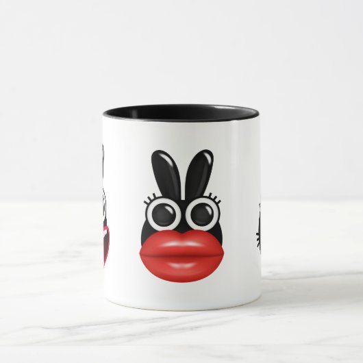 Funny Bunny Faces Tasse (Zentrum)