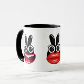 Funny Bunny Faces Tasse (Vorderseite Links)