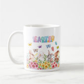 Funny Bunny Happy Easter Day Kaffeetasse (Links)