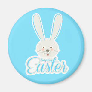 FUNNY BUNNY Happy Oaster Eggs Jagd Party Niedlich Magnet