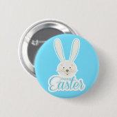 FUNNY BUNNY Hapy Oaster Eggs Jagen Party Button (Vorne & Hinten)