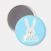 FUNNY BUNNY Hapy Oaster Eggs Jagen Party Magnet (Vorderseite/Rückseite)
