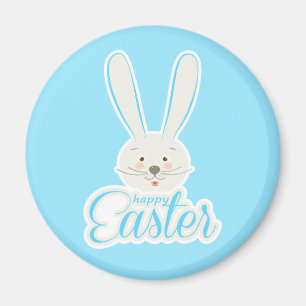 FUNNY BUNNY Hapy Oaster Eggs Jagen Party Magnet