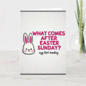 Funny Bunny Joke Card Karte (Vorderseite)