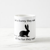 Funny Bunny Kacke Kaffeezubereitung Tasse (Mittel)