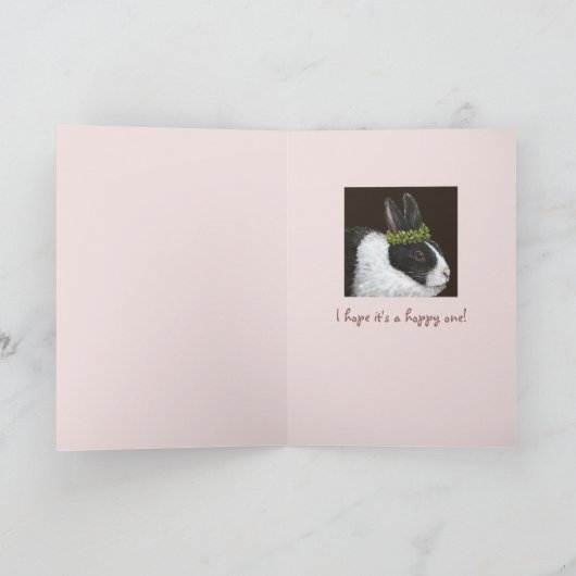 Funny Bunny Mother Day Card Karte (Innenseite)