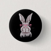 Funny Bunny Niedliche Familiengeschenke Ostern Button (Vorderseite)