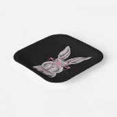 Funny Bunny Niedliche Familiengeschenke Ostern Pappteller (Gewinkelt)