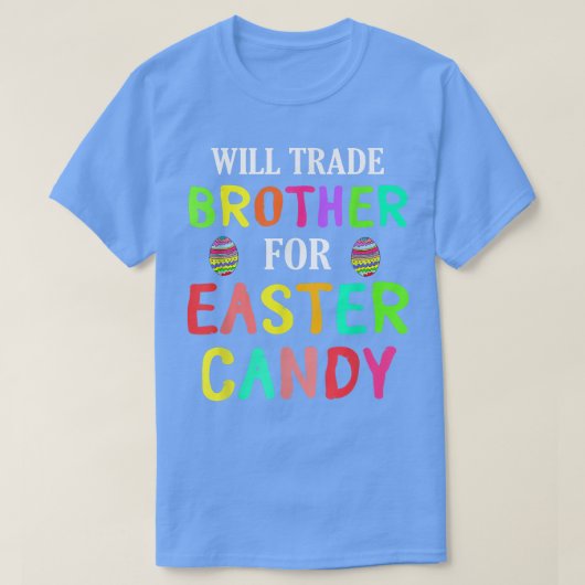 Funny Bunny Oaster wird Brother für Ostern C T-Shirt (Design vorne)