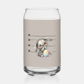 Funny Bunny- Police Lineup Dosenglas (Rückseite)