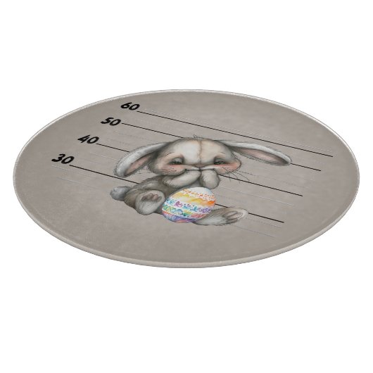 Funny Bunny- Police Lineup Schneidebrett (Ecke)