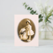 Funny Bunny Postkarte (Stehend Vorderseite)