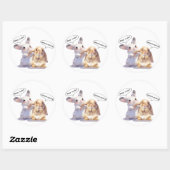 Funny Bunny sticker – Sleep Mode vs Default (Blatt)