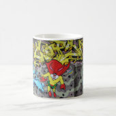 Funny Bunny Street Art Kaffeetasse (Mittel)