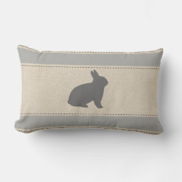 Funny Bunny Stripes Pillow Lendenkissen