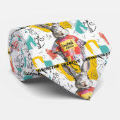 Funny Bunny T-Shirt: Exclusive Easter Design for A Krawatte (Gerollt)