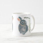 Funny Bunny Tasse - Illustration über Wasserfarben (VorderseiteRechts)