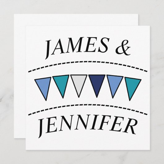 Funny Bunting Names (Vorne/Hinten)