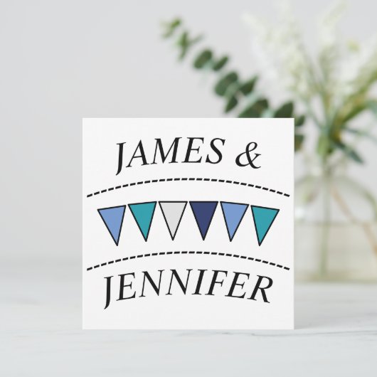 Funny Bunting Names (Stehend Vorderseite)