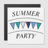Funny Bunting Names Magnetkarte (Vorne/Hinten)