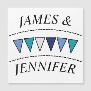 Funny Bunting Names Magnetkarte