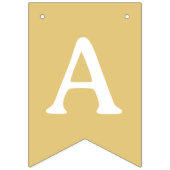 Funny Bunting Sign Party endet um 10 Uhr! Gold Con Wimpelkette (Dritte Fahne)