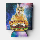 Funny Burger Cat Dosenkühler (Vorderseite)