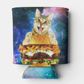 Funny Burger Cat Dosenkühler (Rückseite)