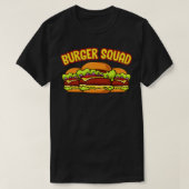 Funny Burger Squad Cheeseburger Hamburger Burgers T-Shirt (Design vorne)