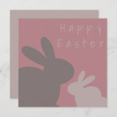 Funny Burgundy Bunny Custom Text (Vorne/Hinten)