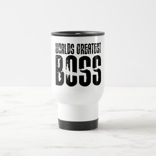 Funny Büro Humor Bosses : Der größte Boss der Welt Reisebecher (Mittel)