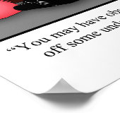 Funny Büro Humor Poster "Company Assets" (Ecke)