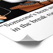 Funny Büro Humor Poster Gift (Ecke)