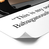 Funny Büro Humor Poster "Seltsamer Boss" (Ecke)