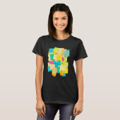 Funny Büro Humor Sticky Note Graphic T-Shirt (Vorne ganz)