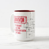 Funny Büro Humor Workplace Joke Zweifarbige Tasse (Vorderseite Links)