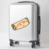 FUNNY BURRITO DIE-CUT STYLE DECAL STICKER FÜR AUTO (Koffer)