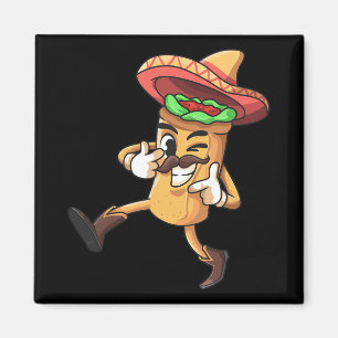 Funny Burrito Mexican Cinco De Mayo Fiesta Kostüm Magnet
