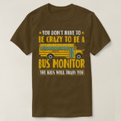 Funny Bus Monitor T-Shirt (Design vorne)