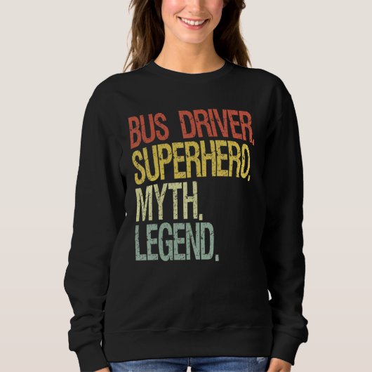 Funny Busfahrer Sweatshirt (Vorderseite)