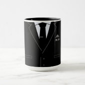 Funny Business Boss Tasse mit Black Anzug und Kraw (Zentrum)