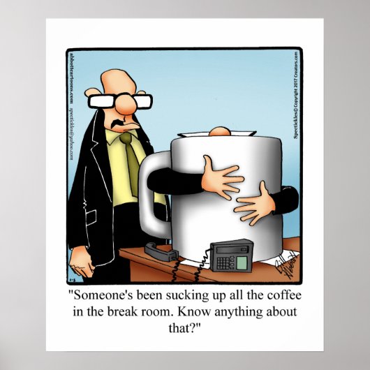 Funny Business Büro Humor Poster (Vorne)
