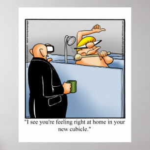 Funny Business Büro Humor Poster