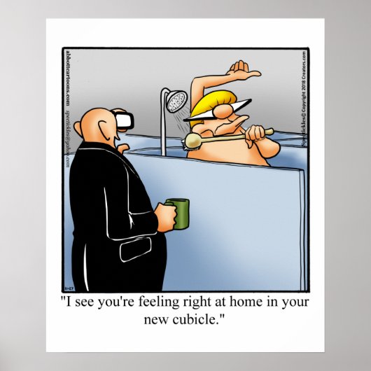 Funny Business Büro Humor Poster (Vorne)