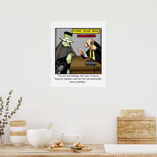 Funny Business Büro Humor Poster (Küche)