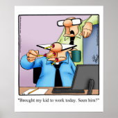 Funny Business Büro Humor Poster (Vorne)