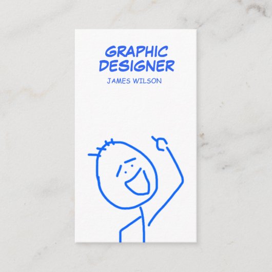 Funny Business Card - Lächeln Sie! Visitenkarte (Vorderseite)