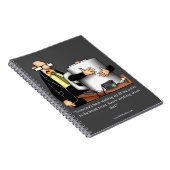 Funny Business Coffee Break Spaß Notebook Notizblock (Rechte Seite)